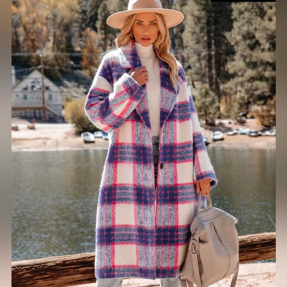 Vici Dolls Jackets & Blazers - NEW Vici Dolls Jolie pocketed plaid coat